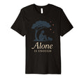 Introvert Alone Is Enough Social T-Shirt - Custom Art Print for Adults - T-Shirt, Sweatshirt, Hoodie