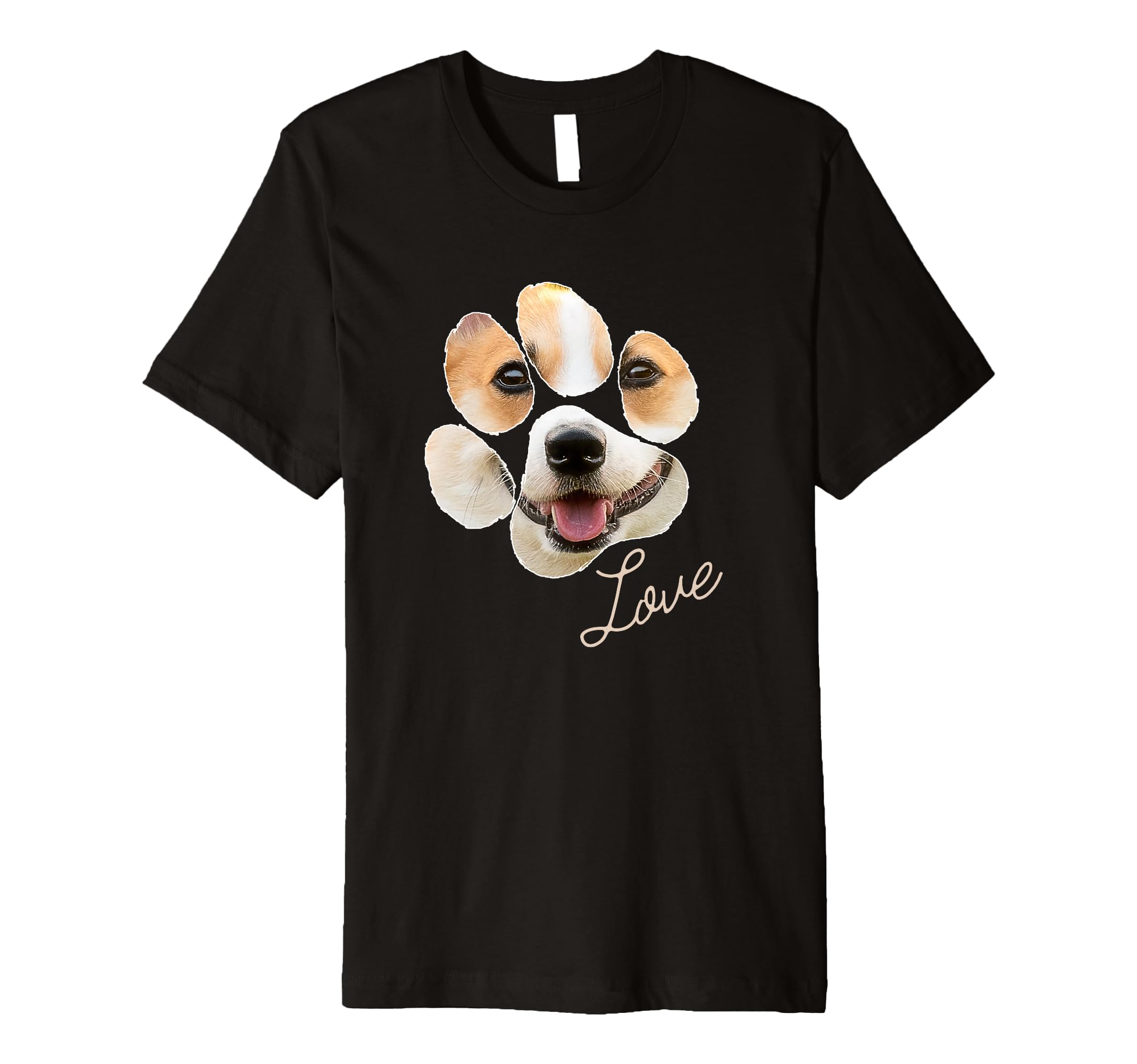 Dog Paw Corgi Portrait T-Shirt - Minimalist Print Unisex - T-Shirt, Sweatshirt, Hoodie