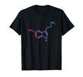 Serotonin Structure Molecule T-Shirt - Aesthetic Graphic for Adults - T-Shirt, Sweatshirt, Hoodie
