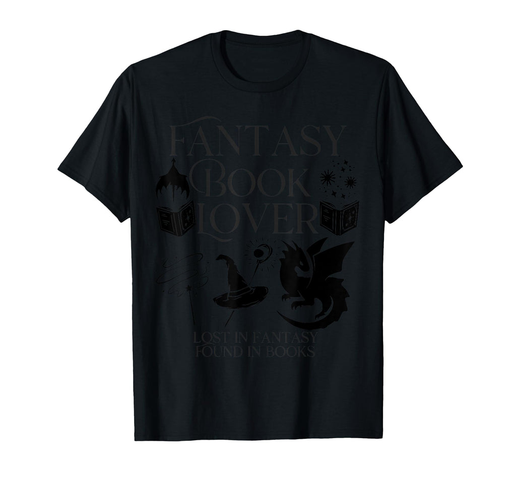 Fantasy Book Lover Dragons And Magic T-Shirt - Fun Novelty Design Unisex - T-Shirt, Sweatshirt, Hoodie