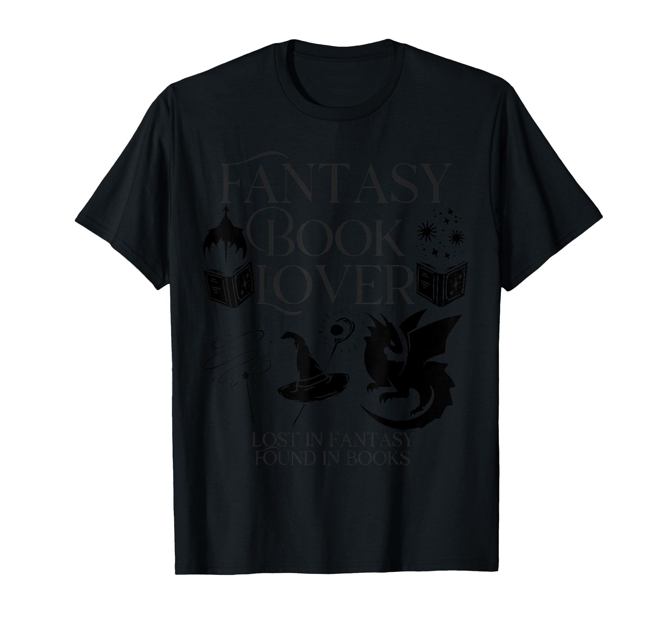 Fantasy Book Lover Dragons And Magic T-Shirt - Fun Novelty Design Unisex - T-Shirt, Sweatshirt, Hoodie