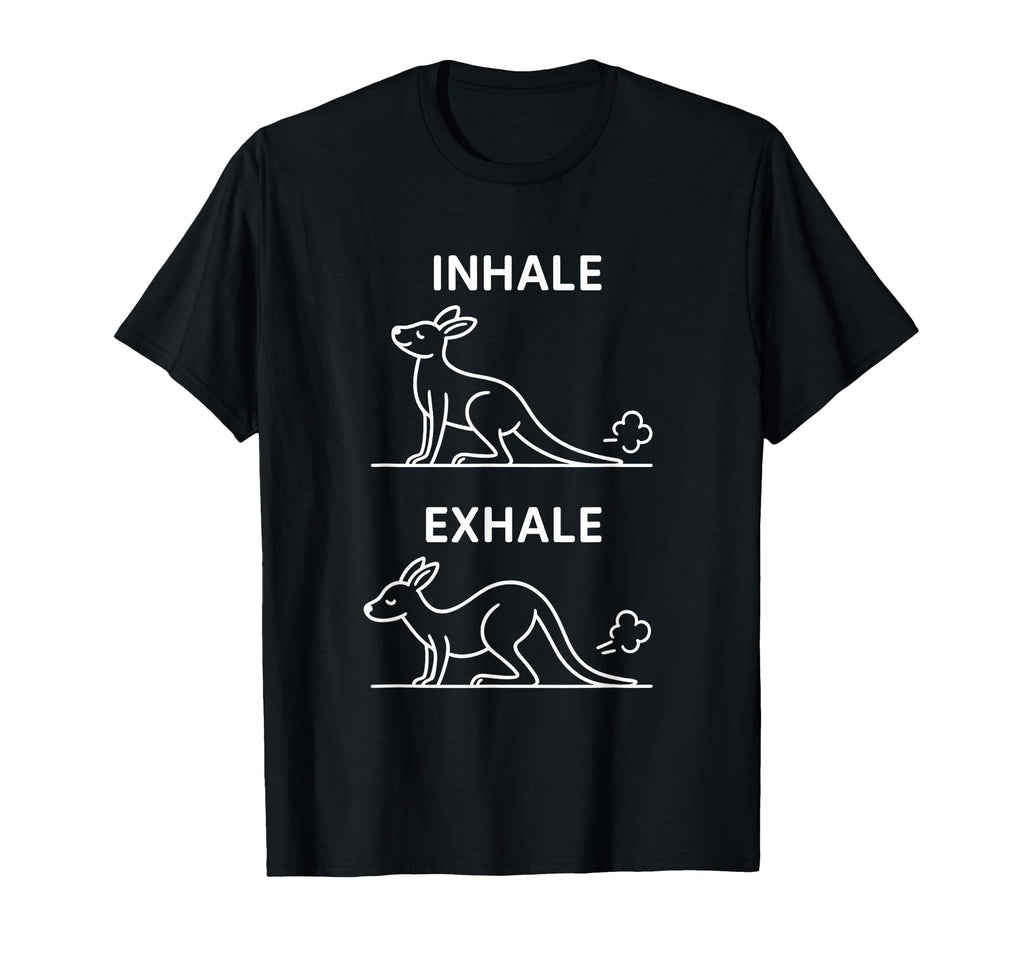 Funny Yoga Inhale Exhale Pooping T-Shirt - Streetwear Style Men Women - T-Shirt, Sweatshirt, Hoodie
