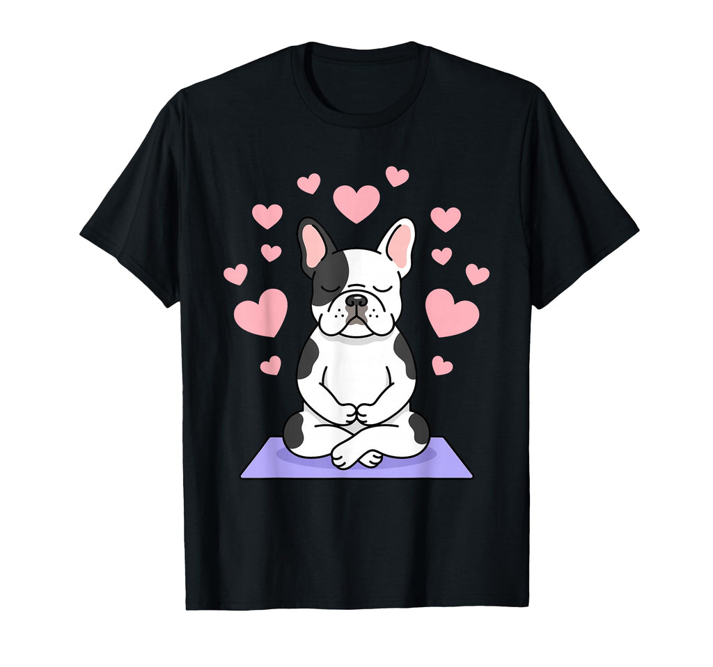 Namaste Yoga French Bulldog T-Shirt - Streetwear Style for Adults - T-Shirt, Sweatshirt, Hoodie