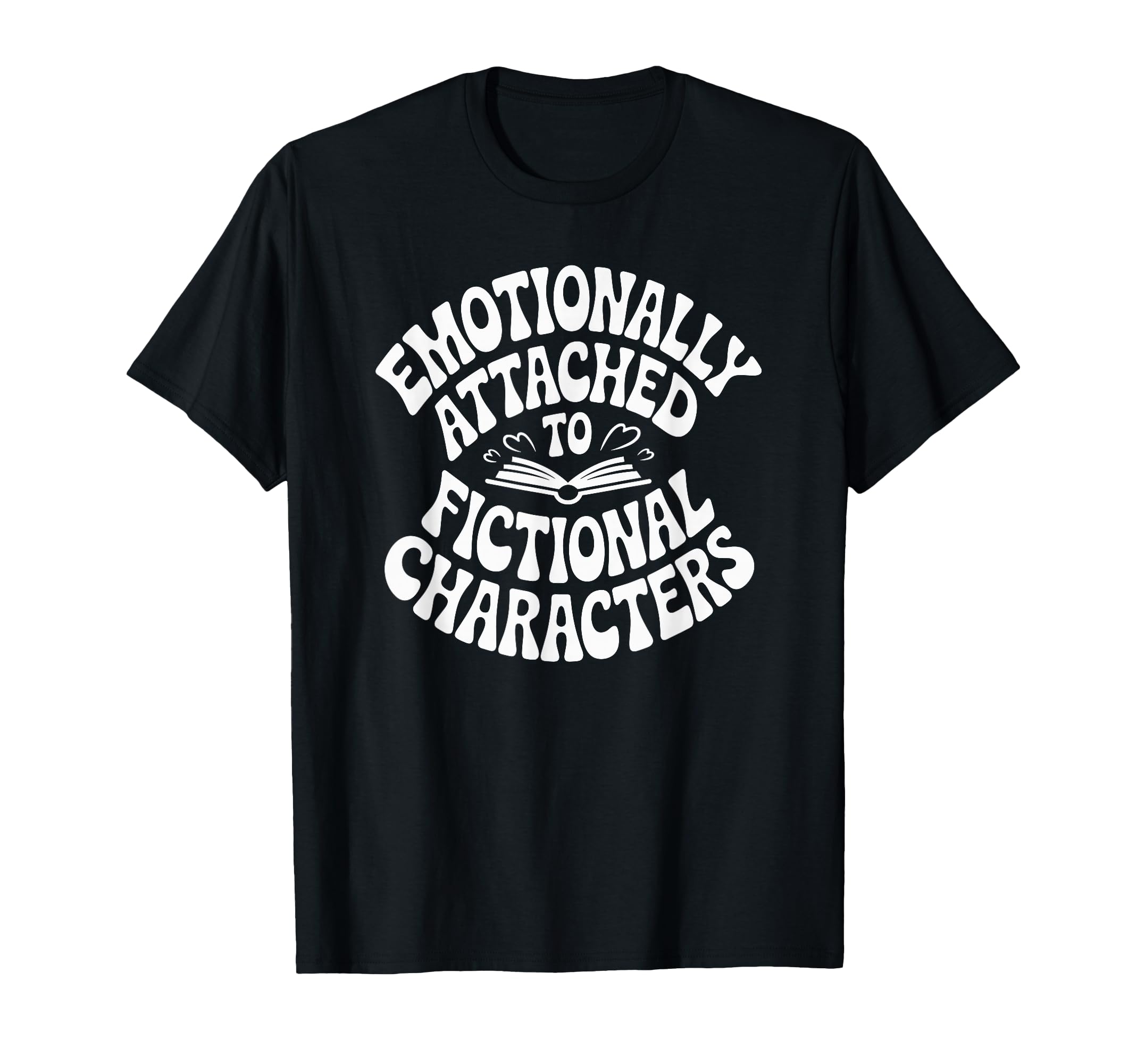 Avid Romance Reader Fictional Characters T-Shirt - Custom Art Print Unisex - T-Shirt, Sweatshirt, Hoodie