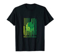 Flag Brain Ribbon Mental Health Mental T-Shirt - Graphic Print Men Women - T-Shirt, Sweatshirt, Hoodie