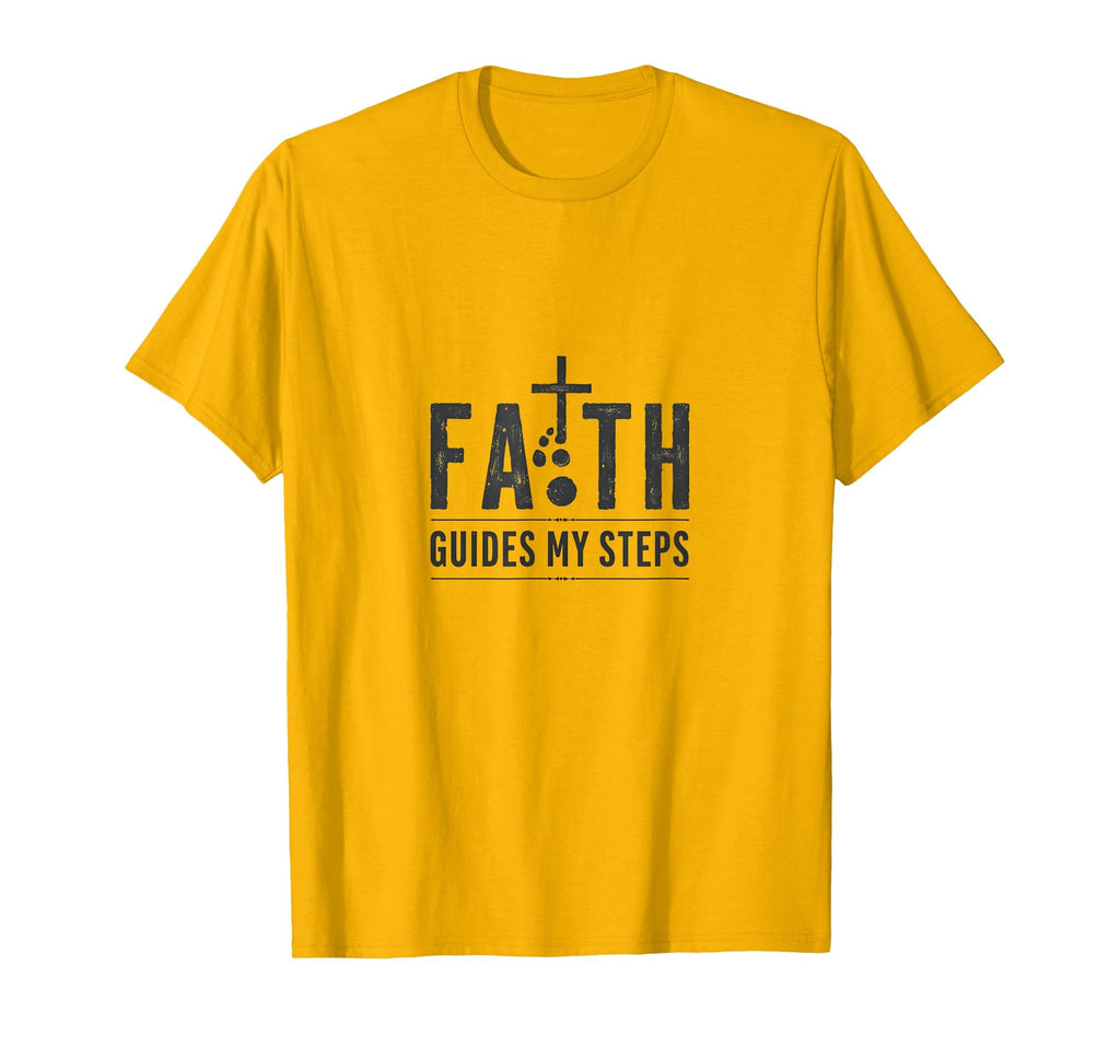Faith Guides My Steps Christian T-Shirt - Casual Everyday Wear for Adults - T-Shirt, Sweatshirt, Hoodie