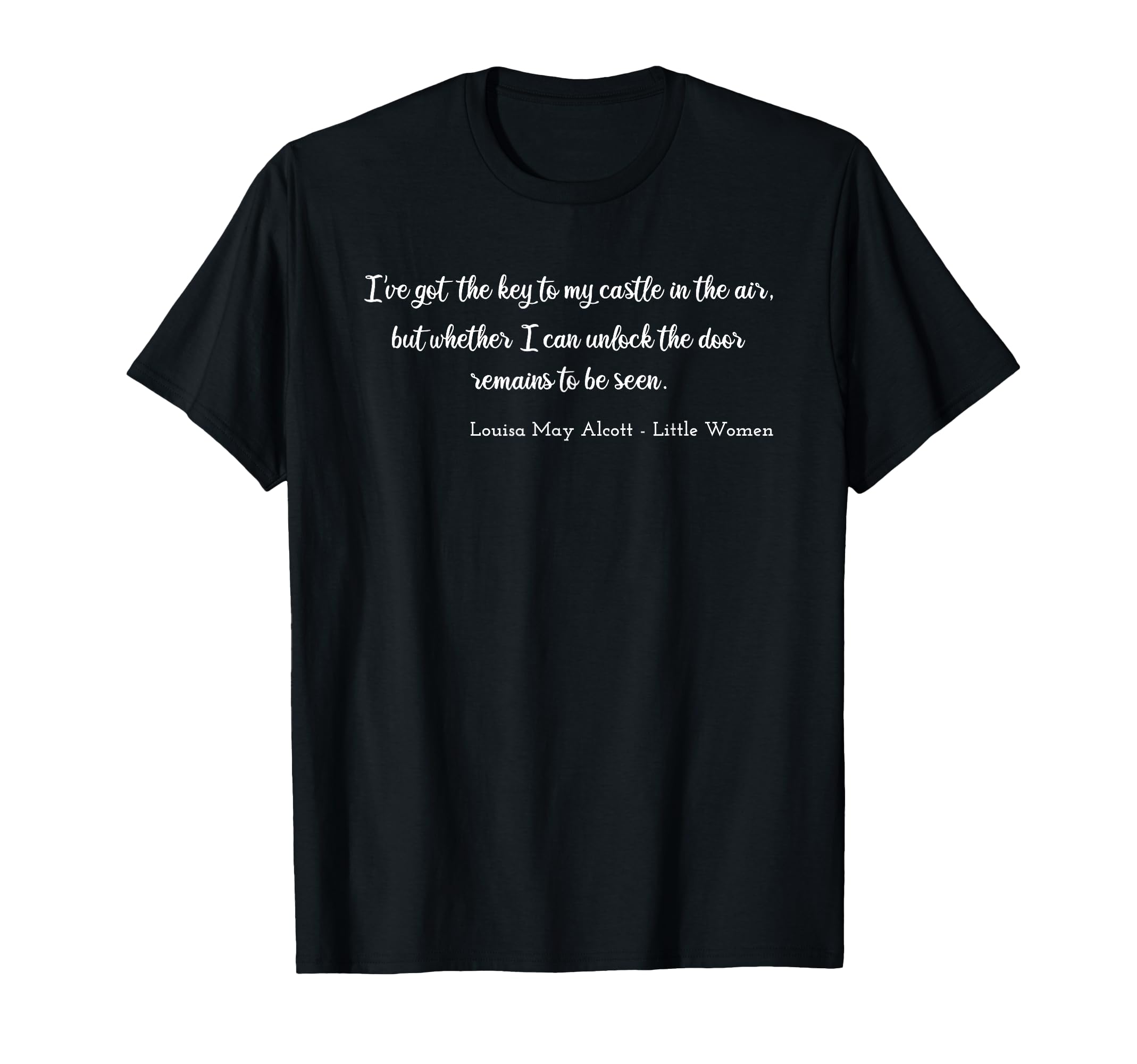 Louisa May Alcott Jo March Key My T-Shirt - Minimalist Print Men Women - T-Shirt, Sweatshirt, Hoodie