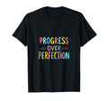 Progress Over Perfection Motivational T-Shirt - Graphic Print for Adults - T-Shirt, Sweatshirt, Hoodie