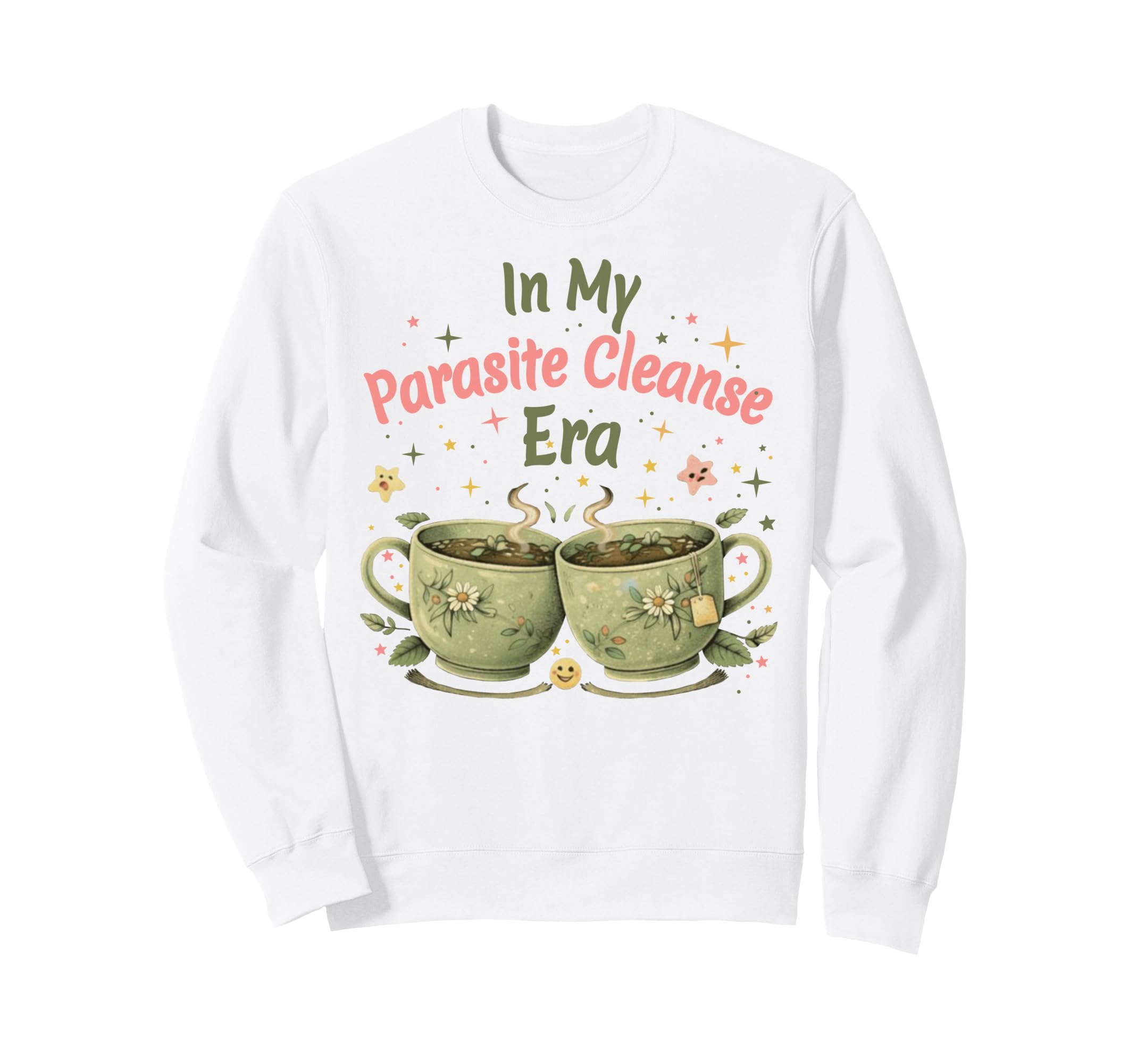 Funny Wellness Vibes Aesthetic Tea Sweatshirt - Novelty Apparel Unisex - T-Shirt, Sweatshirt, Hoodie