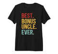 Mens Best Bonus Uncle Ever Step Uncle T-Shirt - Custom Art Print Men Women - T-Shirt, Sweatshirt, Hoodie