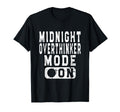 Midnight Overthinker Mode Bedtime T-Shirt - Unique Graphic for Adults - T-Shirt, Sweatshirt, Hoodie