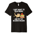 I Just Want To Read Books And Pet T-Shirt - Casual Everyday Wear Men Women - T-Shirt, Sweatshirt, Hoodie