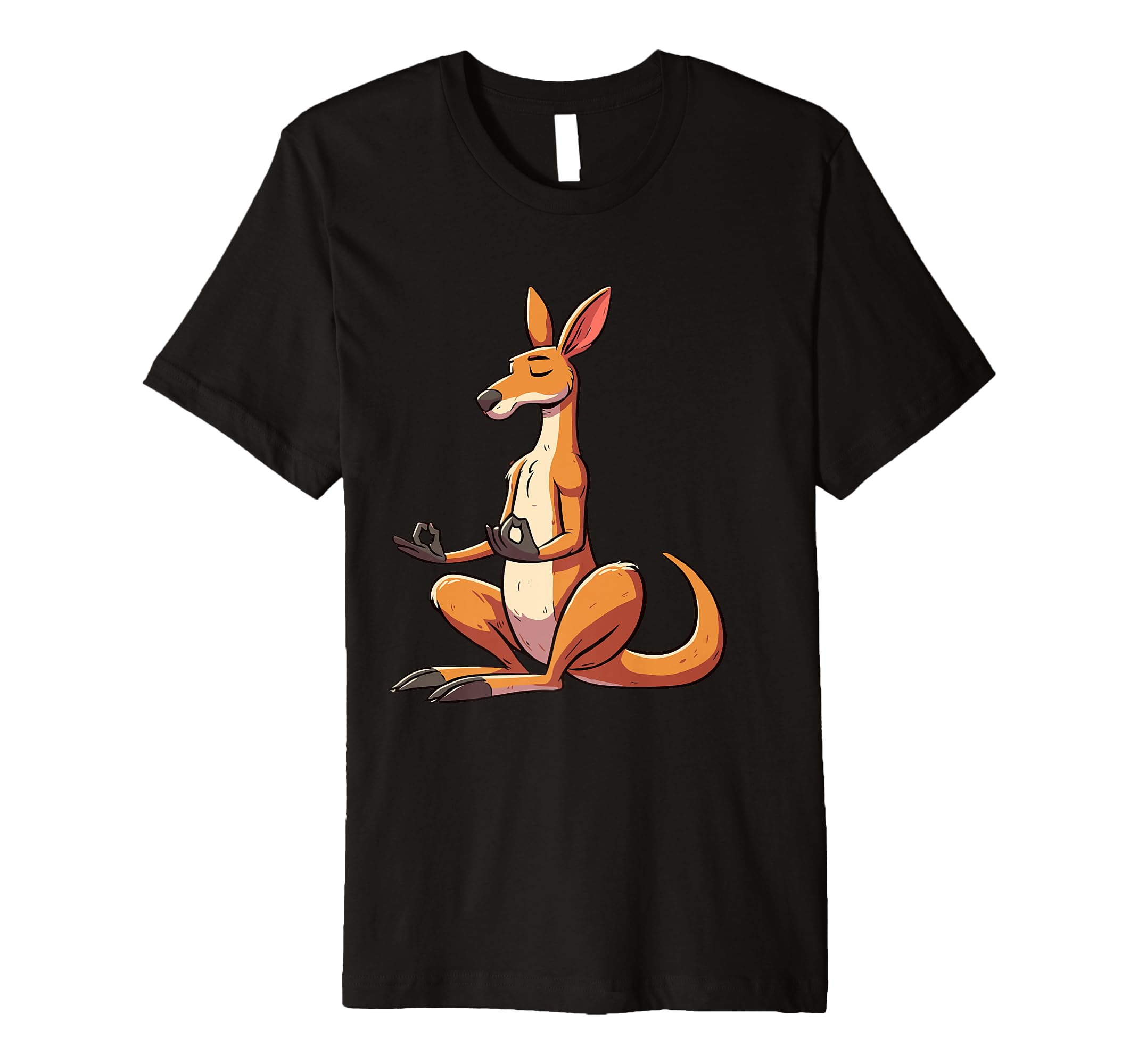Meditation Kangaroo Yoga Pose T-Shirt - Casual Everyday Wear Men Women - T-Shirt, Sweatshirt, Hoodie