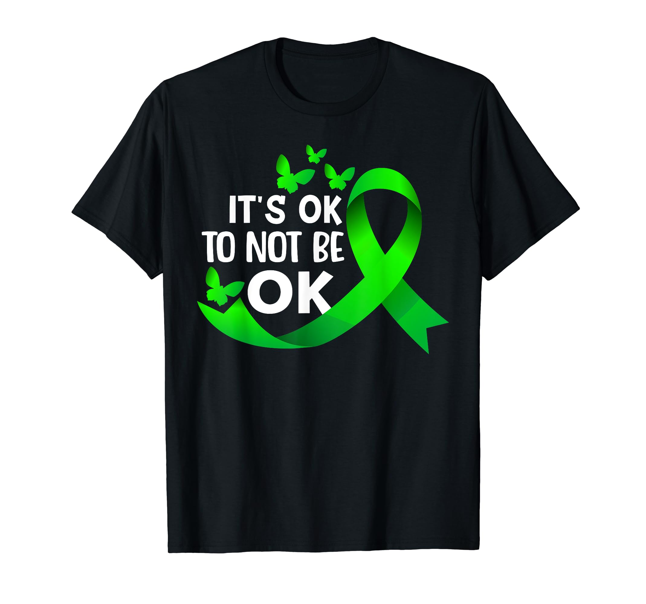 Its Ok To Not Be Ok Mental Health T-Shirt - Minimalist Print Unisex - T-Shirt, Sweatshirt, Hoodie