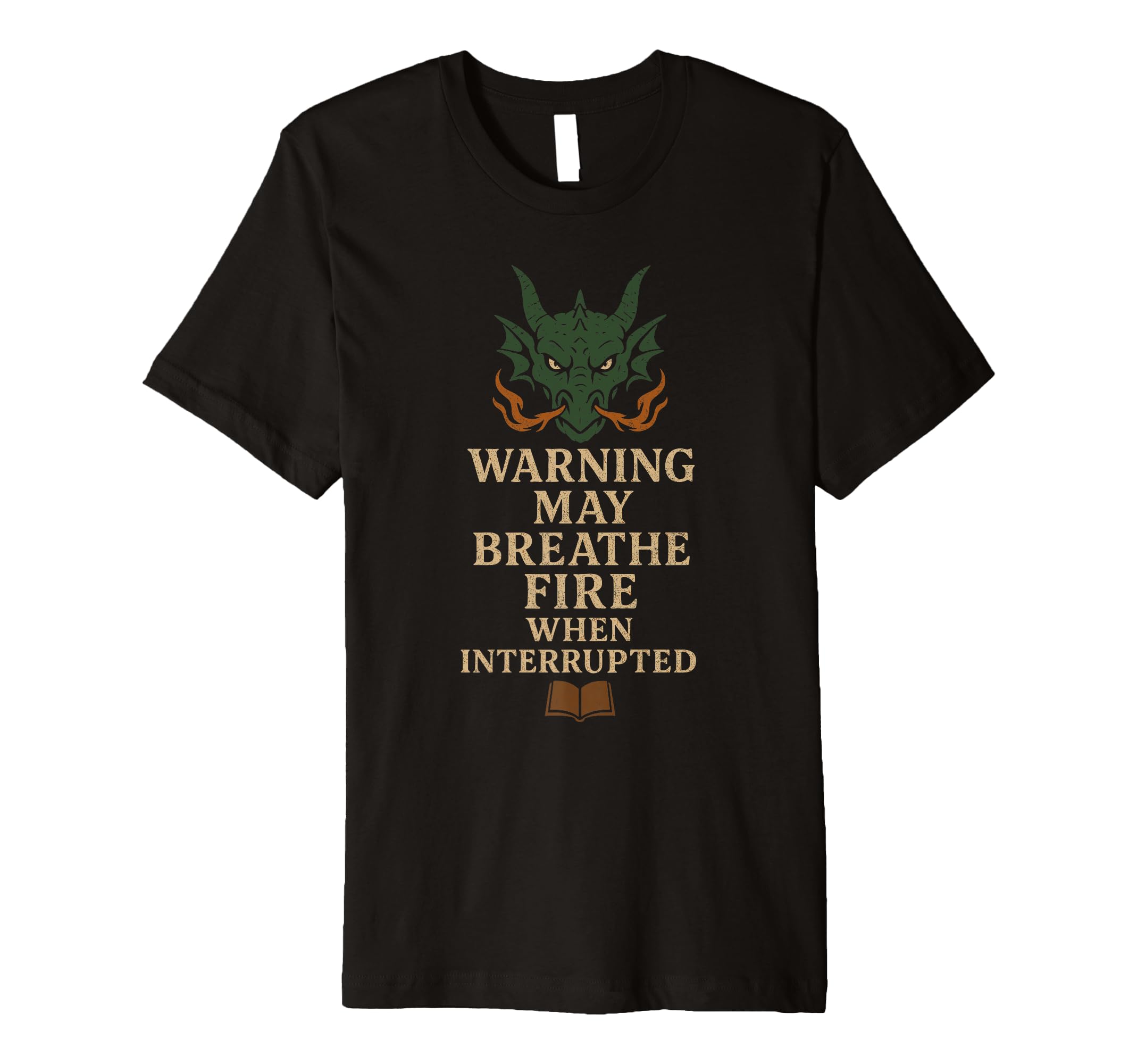 Book Dragon Reading Monster Funny T-Shirt - Casual Everyday Wear Men Women - T-Shirt, Sweatshirt, Hoodie