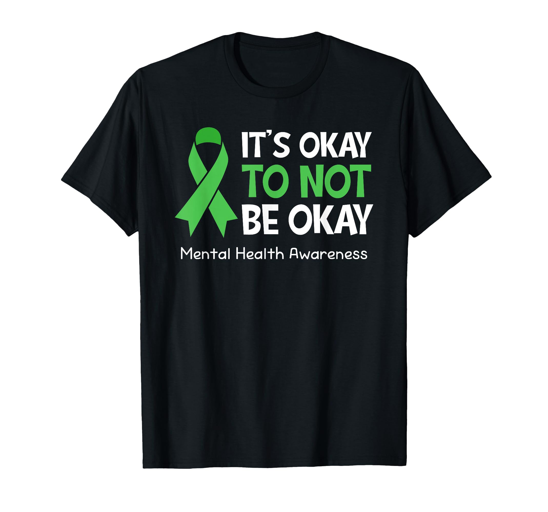 Its Okay To Not Be Okay Us Flag Mental T-Shirt - Trendy Graphic Men Women - T-Shirt, Sweatshirt, Hoodie