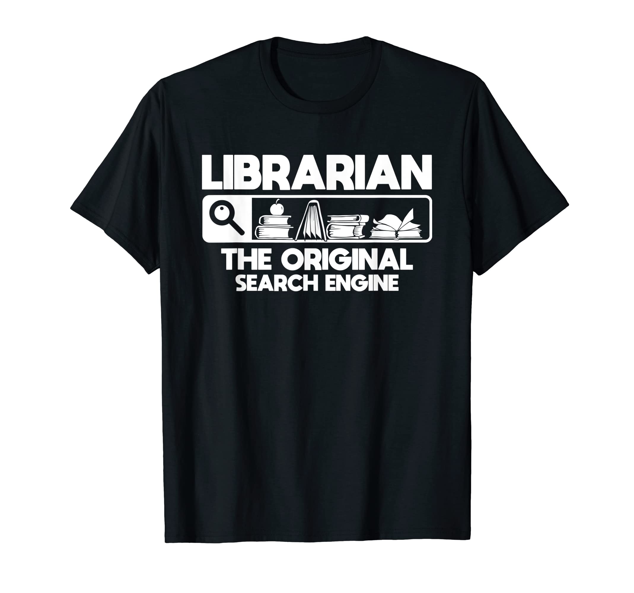 Library Original Search Engine T-Shirt - Unique Graphic for Adults - T-Shirt, Sweatshirt, Hoodie