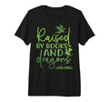 Raised Books And Dragons Fantasy Book T-Shirt - Trendy Graphic for Adults - T-Shirt, Sweatshirt, Hoodie