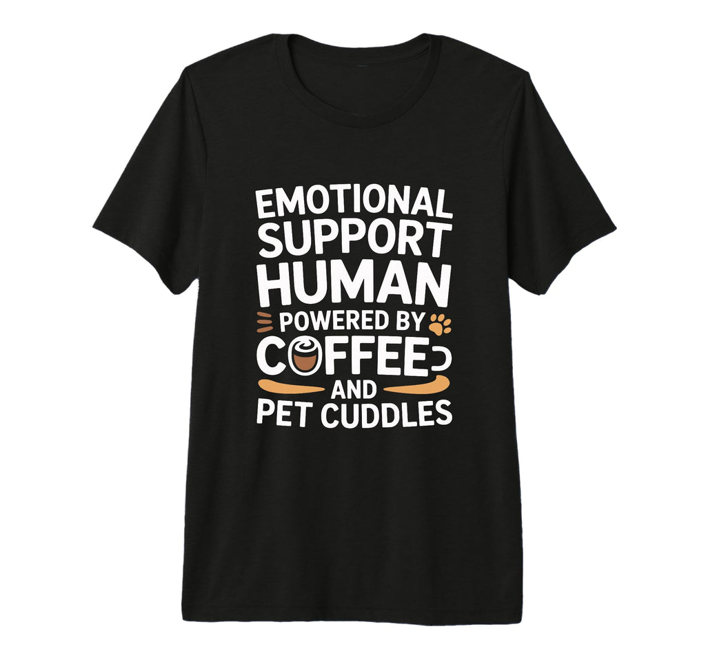 Emotional Support Human Tri Blend T-Shirt - Novelty Apparel for Adults - T-Shirt, Sweatshirt, Hoodie