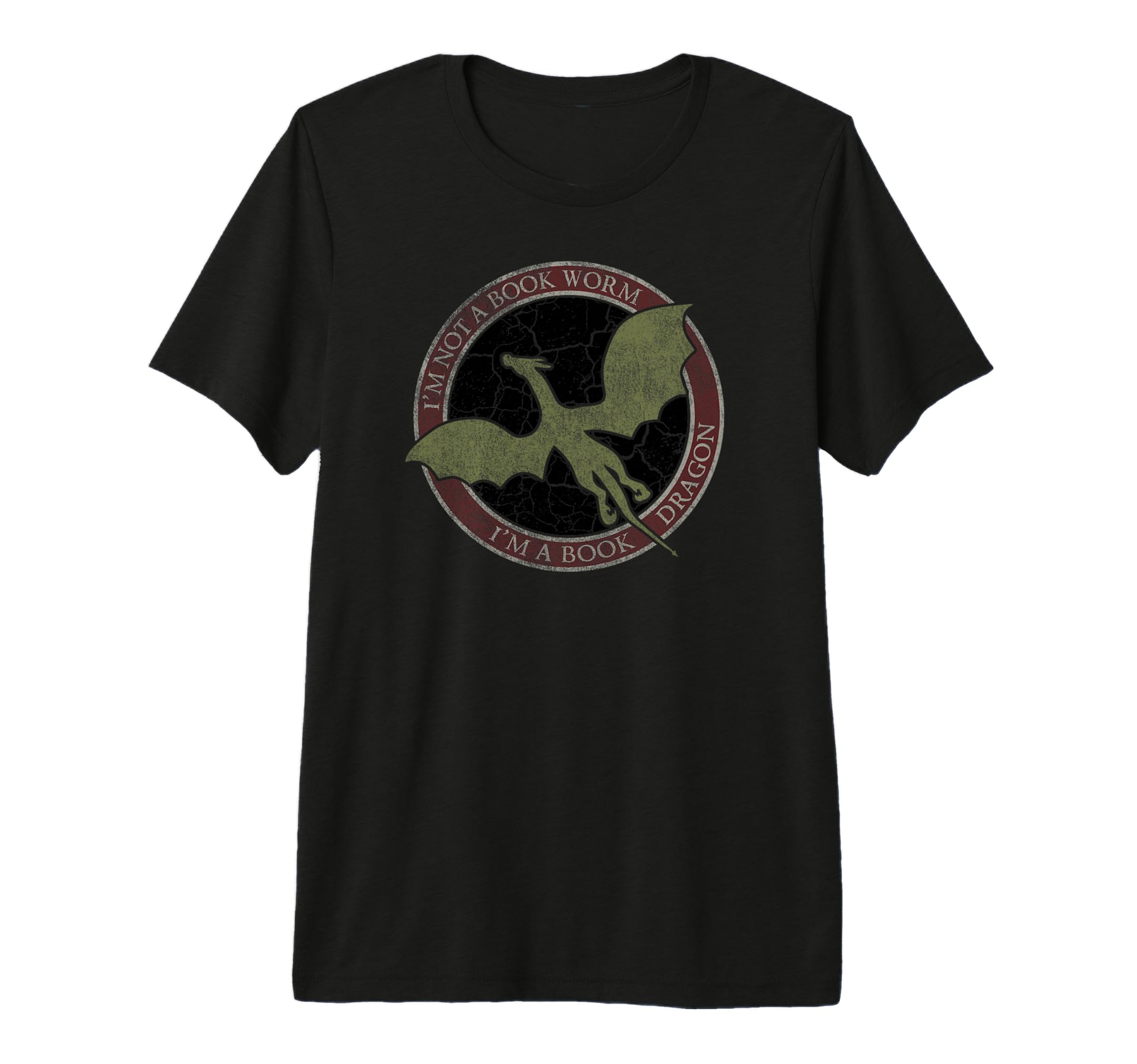Im Not Book Worm Im Book Dragon T-Shirt - Custom Art Print Men Women - T-Shirt, Sweatshirt, Hoodie