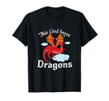 This Loves Dragon Funny Red Dragon Flying T-Shirt - Graphic Print Unisex - T-Shirt, Sweatshirt, Hoodie