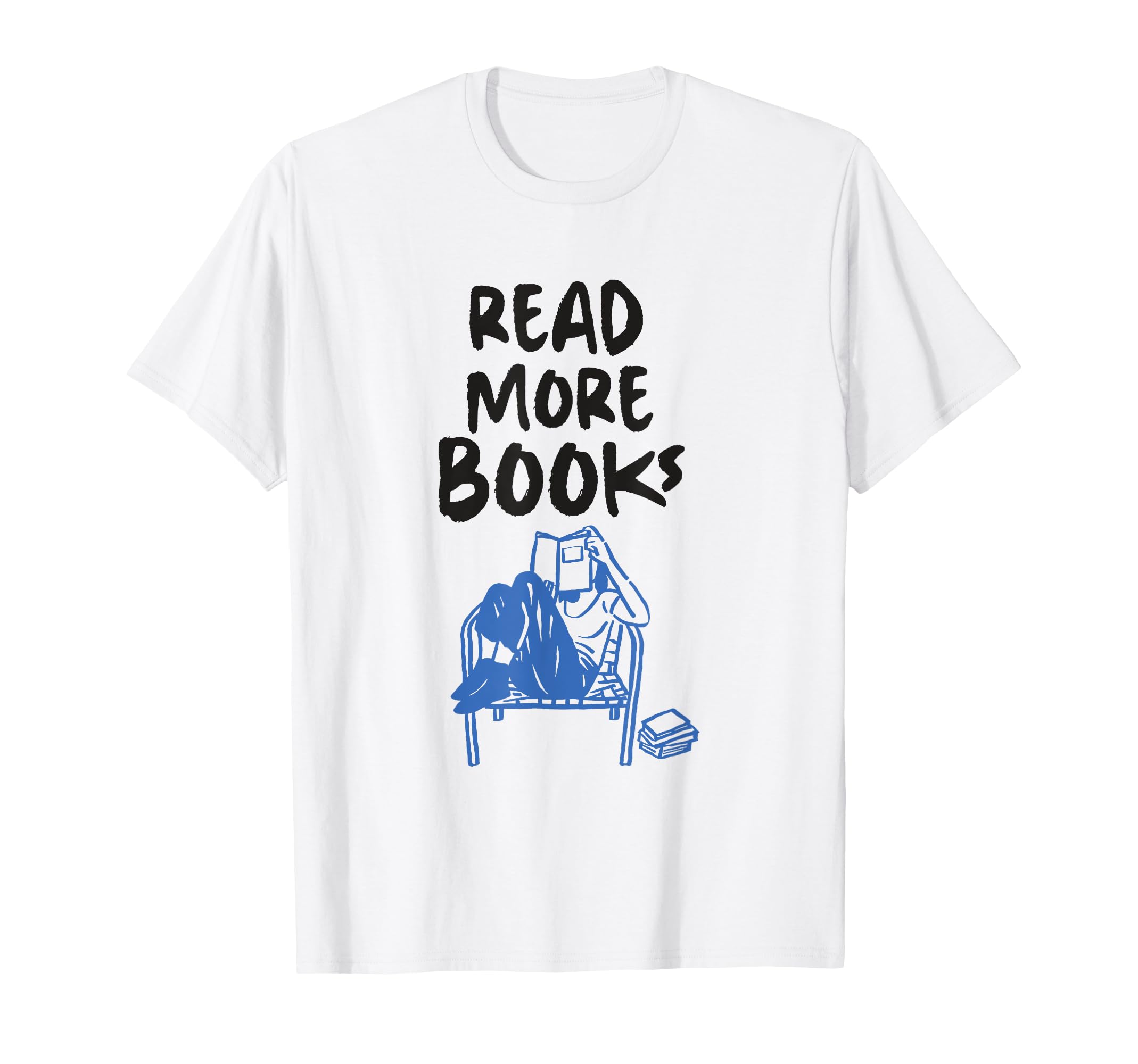 Read More Books Reader Chair Bookworms T-Shirt - Trendy Graphic for Adults - T-Shirt, Sweatshirt, Hoodie