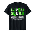 Support Squad Sunflower Hair Mental T-Shirt - Graphic Print for Adults - T-Shirt, Sweatshirt, Hoodie