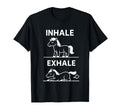 Funny Yoga Inhale Exhale Pooping Animal T-Shirt - Trendy Graphic Unisex - T-Shirt, Sweatshirt, Hoodie