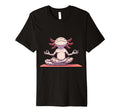 Meditation Axolotl Yoga Pose Relaxing T-Shirt - Trendy Graphic Men Women - T-Shirt, Sweatshirt, Hoodie
