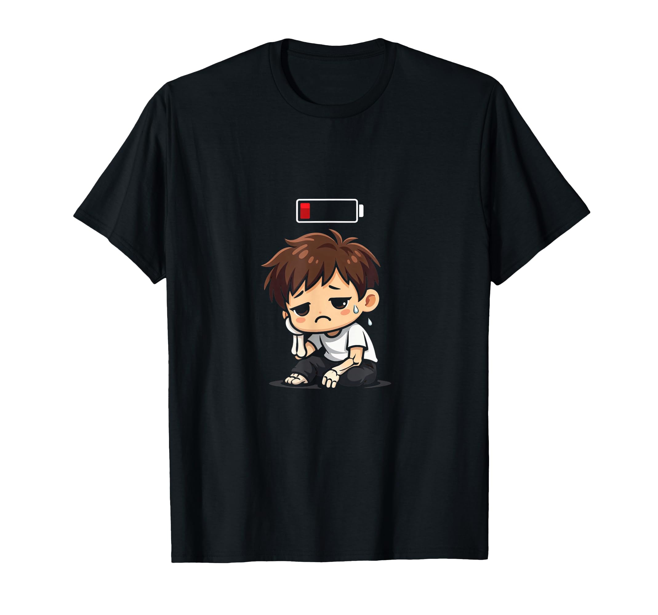 Low Social Battery Funny Introvert T-Shirt - Minimalist Print for Adults - T-Shirt, Sweatshirt, Hoodie