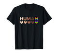 All Inclusive Hearts Blm Racial T-Shirt - Minimalist Print for Adults - T-Shirt, Sweatshirt, Hoodie