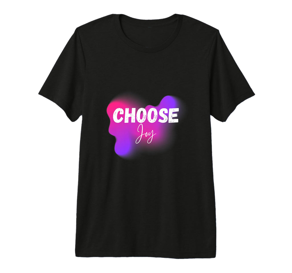 Choose Joy Inspirational Tri Blend T-Shirt - Graphic Print Unisex - T-Shirt, Sweatshirt, Hoodie