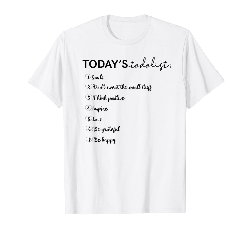 Todays To Do List Anxiety Checklist T-Shirt - Graphic Print for Adults - T-Shirt, Sweatshirt, Hoodie