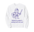 Getting My Steps Walking Lord Sweatshirt - Aesthetic Graphic for Adults - T-Shirt, Sweatshirt, Hoodie