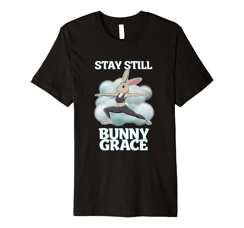 Fitness Bunny Lovers Mindful Yoga T-Shirt - Minimalist Print for Adults - T-Shirt, Sweatshirt, Hoodie