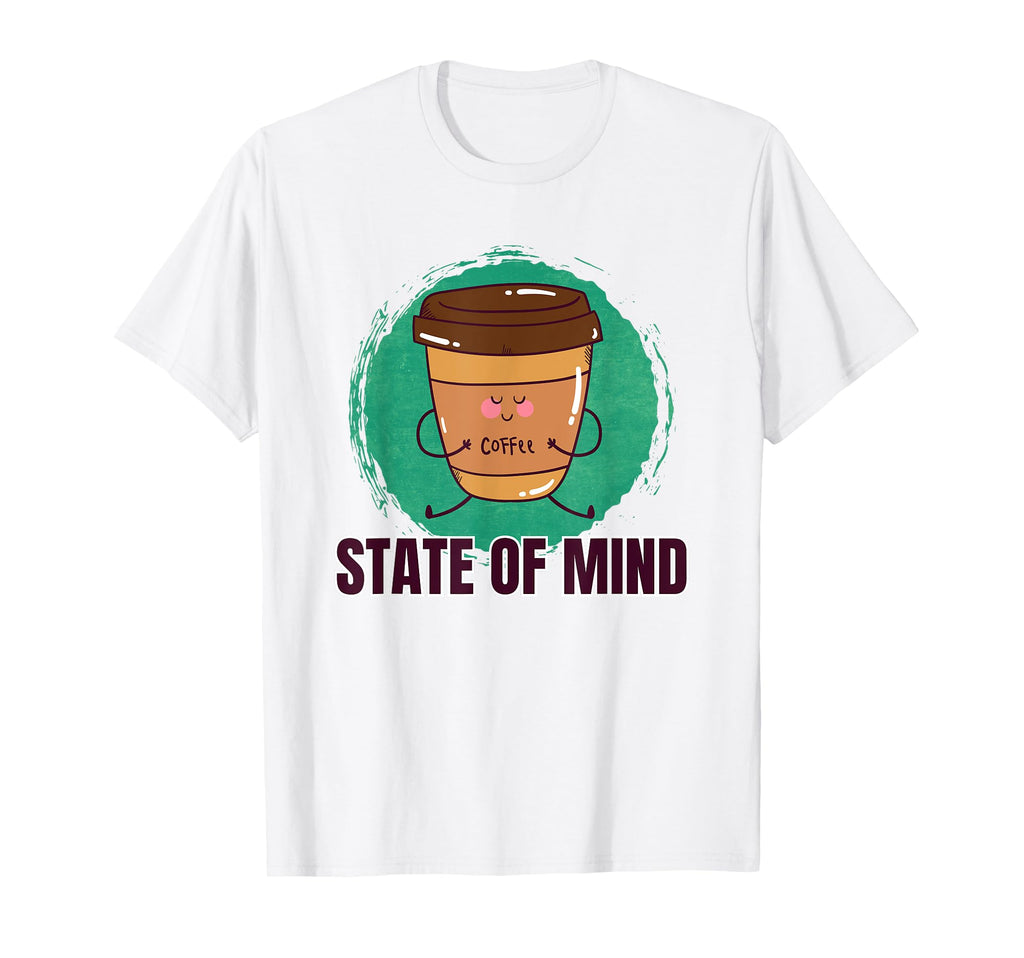 Funny Coffee Yoga Mindfulness Caffeine T-Shirt - Unique Graphic Unisex - T-Shirt, Sweatshirt, Hoodie