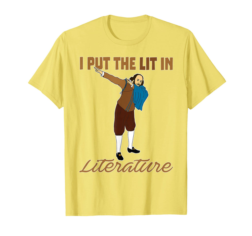 I Put Lit Literature Art Funny T-Shirt - Minimalist Print Men Women - T-Shirt, Sweatshirt, Hoodie