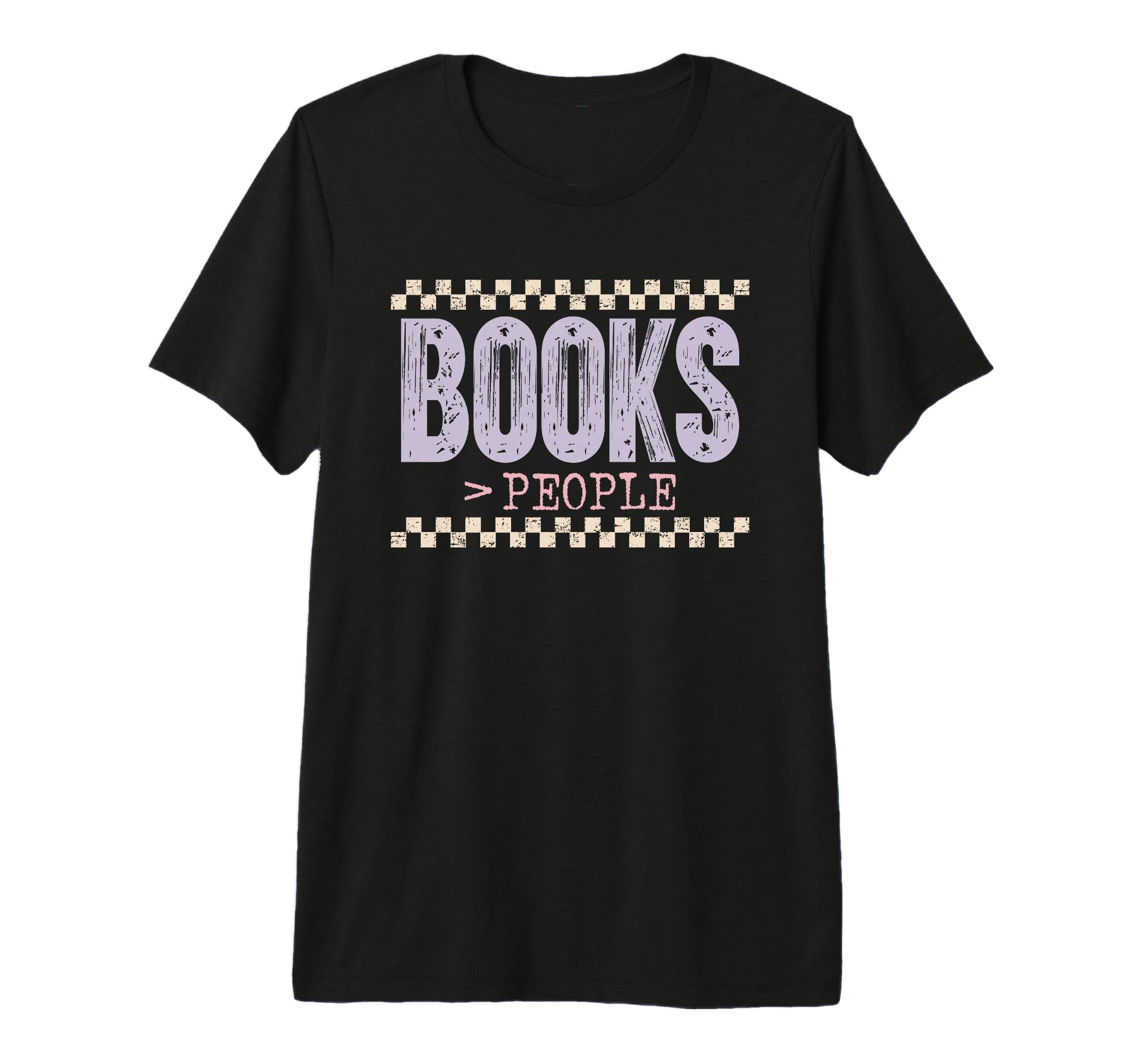 Books Over People Introvert Reader T-Shirt - Novelty Apparel for Adults - T-Shirt, Sweatshirt, Hoodie