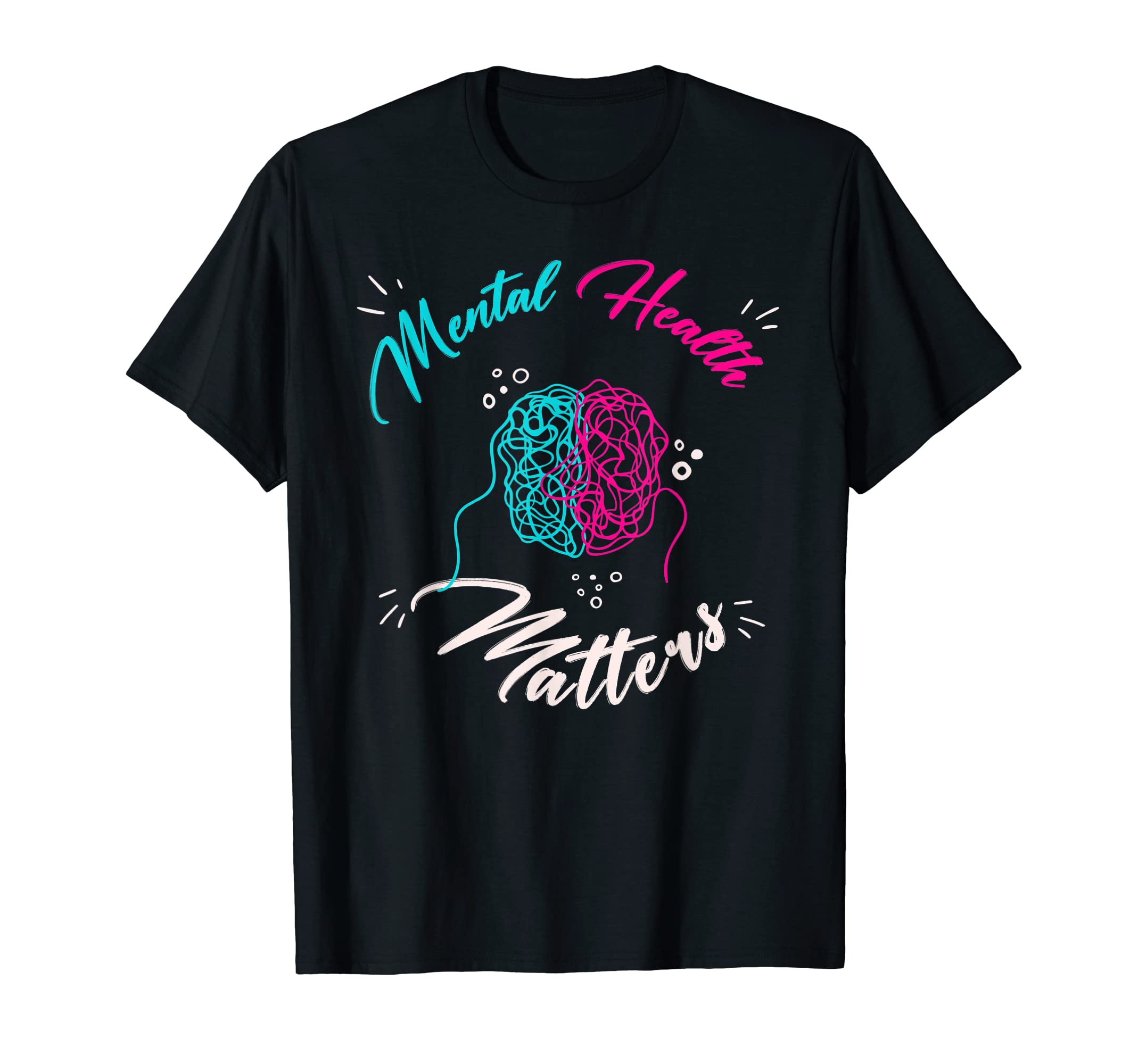 Mental Health Awareness Rainbow Mental T-Shirt - Trendy Graphic for Adults - T-Shirt, Sweatshirt, Hoodie
