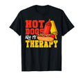 Hot Dog Hot Dogs Are My Therapy T-Shirt - Unique Graphic Unisex - T-Shirt, Sweatshirt, Hoodie