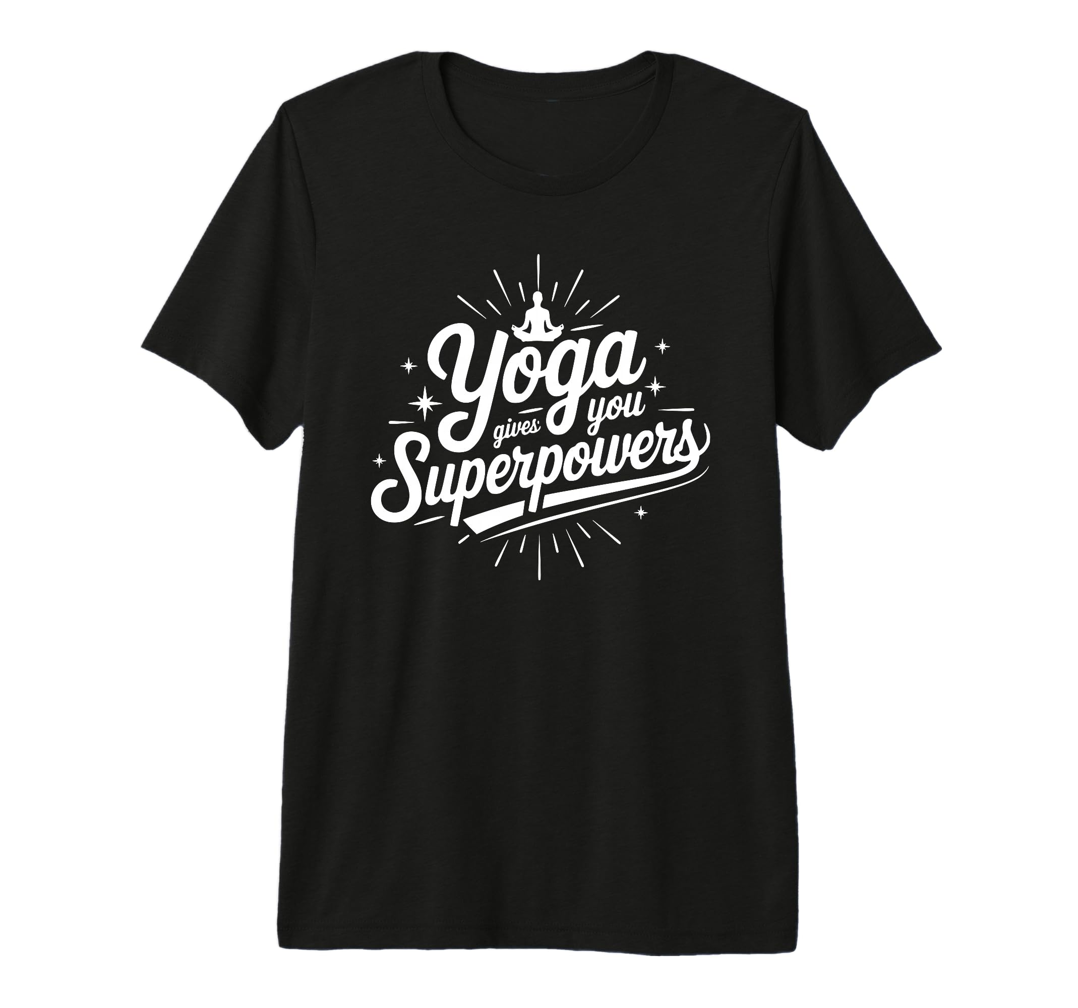 Yoga Gives You Superpowers T-Shirt - Trendy Graphic for Adults - T-Shirt, Sweatshirt, Hoodie