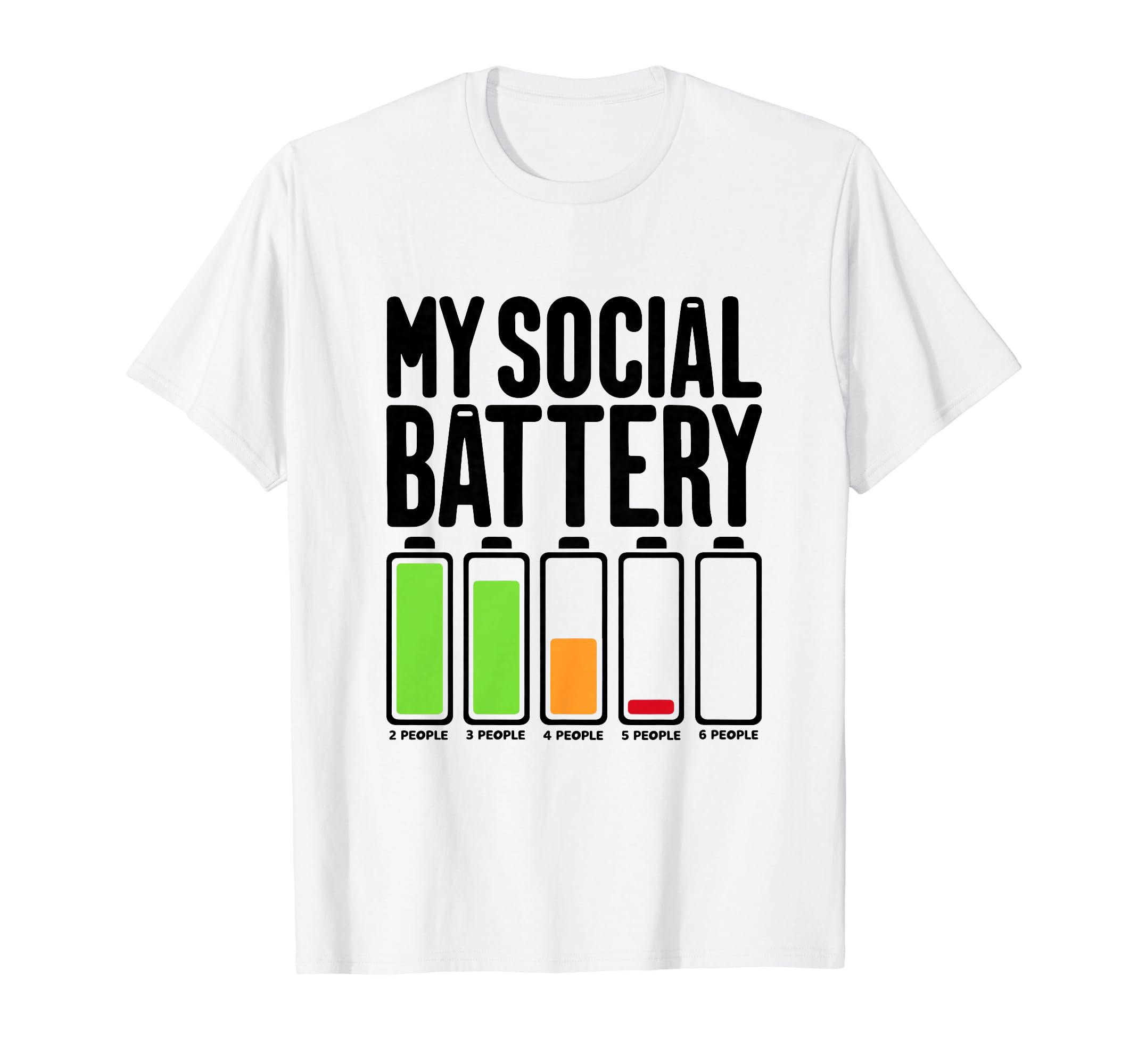 Battery Low Energy Anti Social T-Shirt - Unique Graphic Men Women - T-Shirt, Sweatshirt, Hoodie