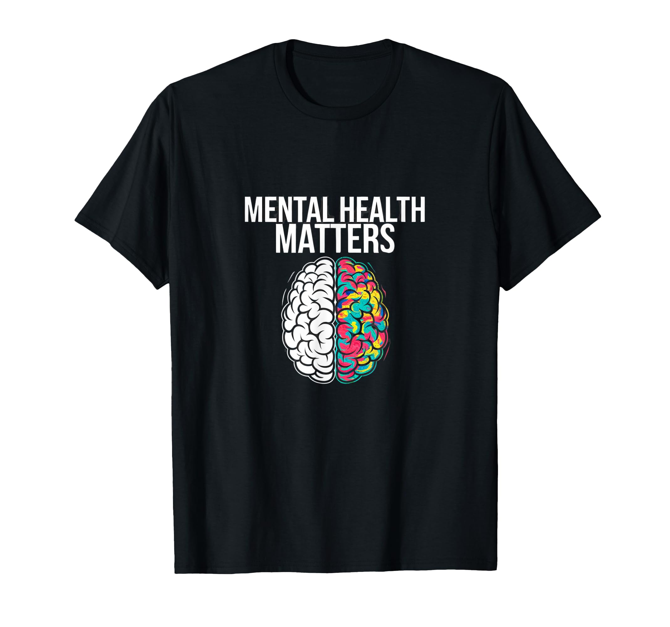 End Stigma Mental Health Matters Tie Dye T-Shirt - Unique Graphic Unisex - T-Shirt, Sweatshirt, Hoodie
