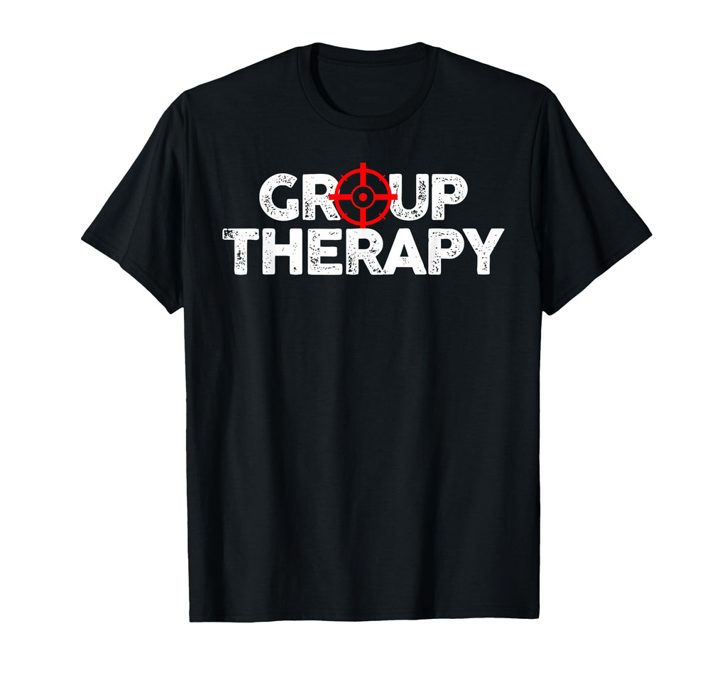 Gun Range Group Therapy Target T-Shirt - Aesthetic Graphic Men Women - T-Shirt, Sweatshirt, Hoodie