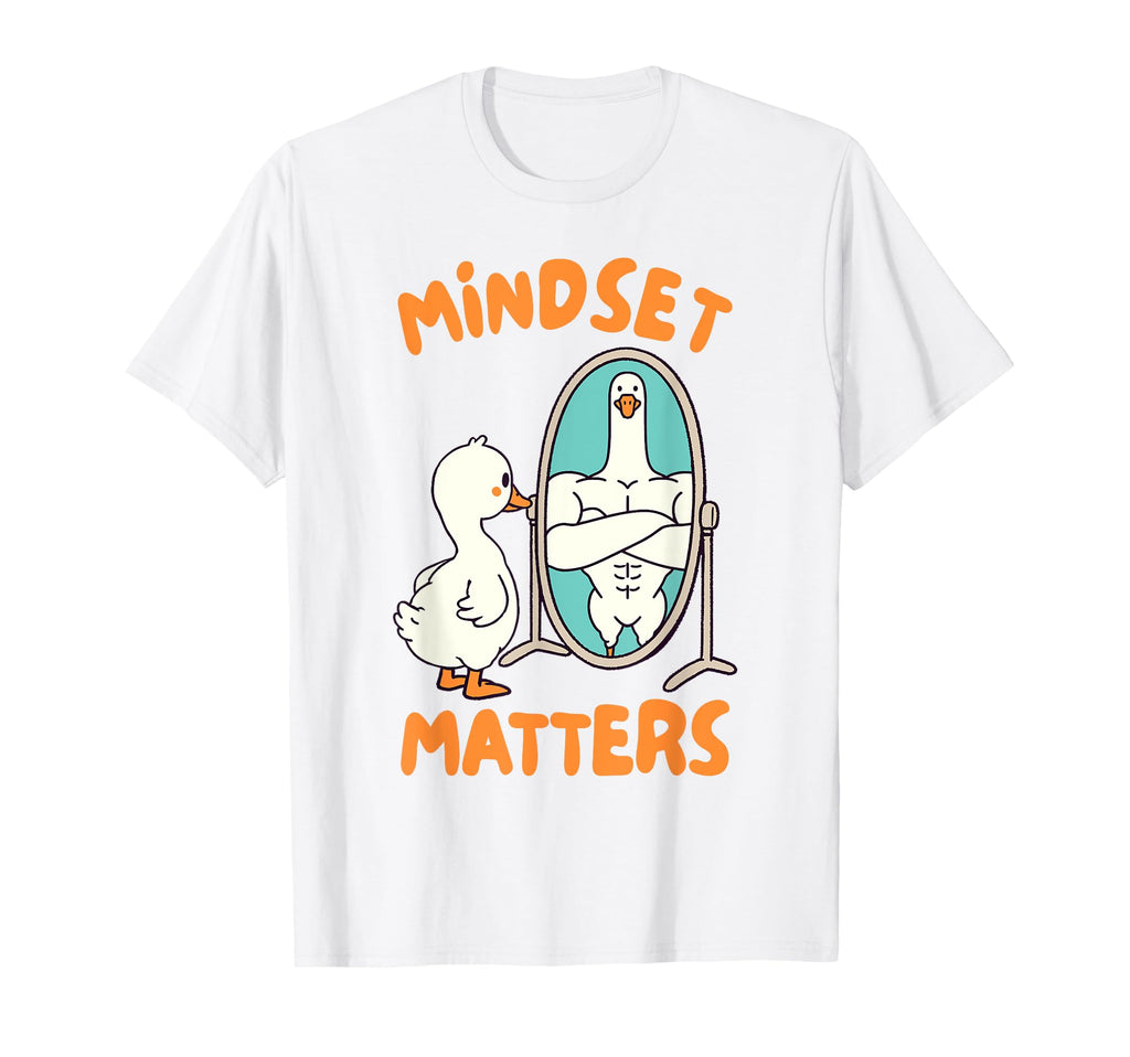 Mental Health Anxiety Silly Goose Mindset T-Shirt - Novelty Apparel Unisex - T-Shirt, Sweatshirt, Hoodie