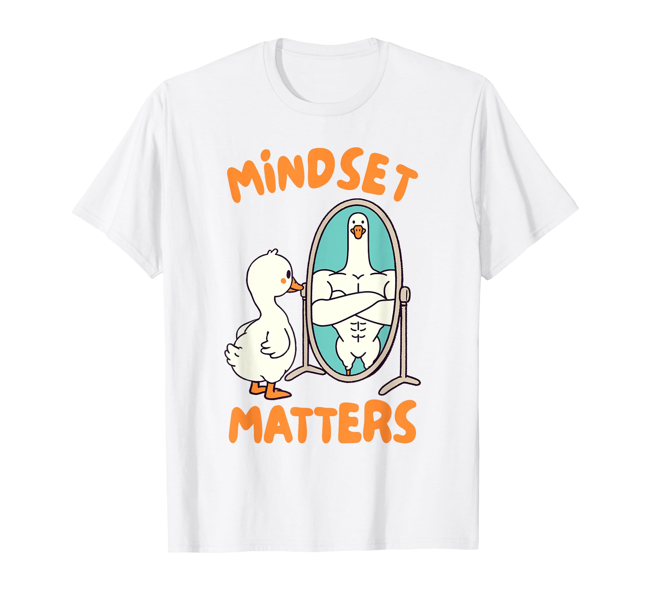 Mental Health Anxiety Silly Goose Mindset T-Shirt - Novelty Apparel Unisex - T-Shirt, Sweatshirt, Hoodie