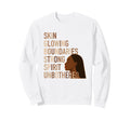 Unbothered Black Self Care Mental Health Sweatshirt - Unique Graphic Unisex - T-Shirt, Sweatshirt, Hoodie