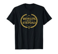 Worlds Best Stepdad Greatest Ever Award T-Shirt - Custom Art Print Unisex - T-Shirt, Sweatshirt, Hoodie