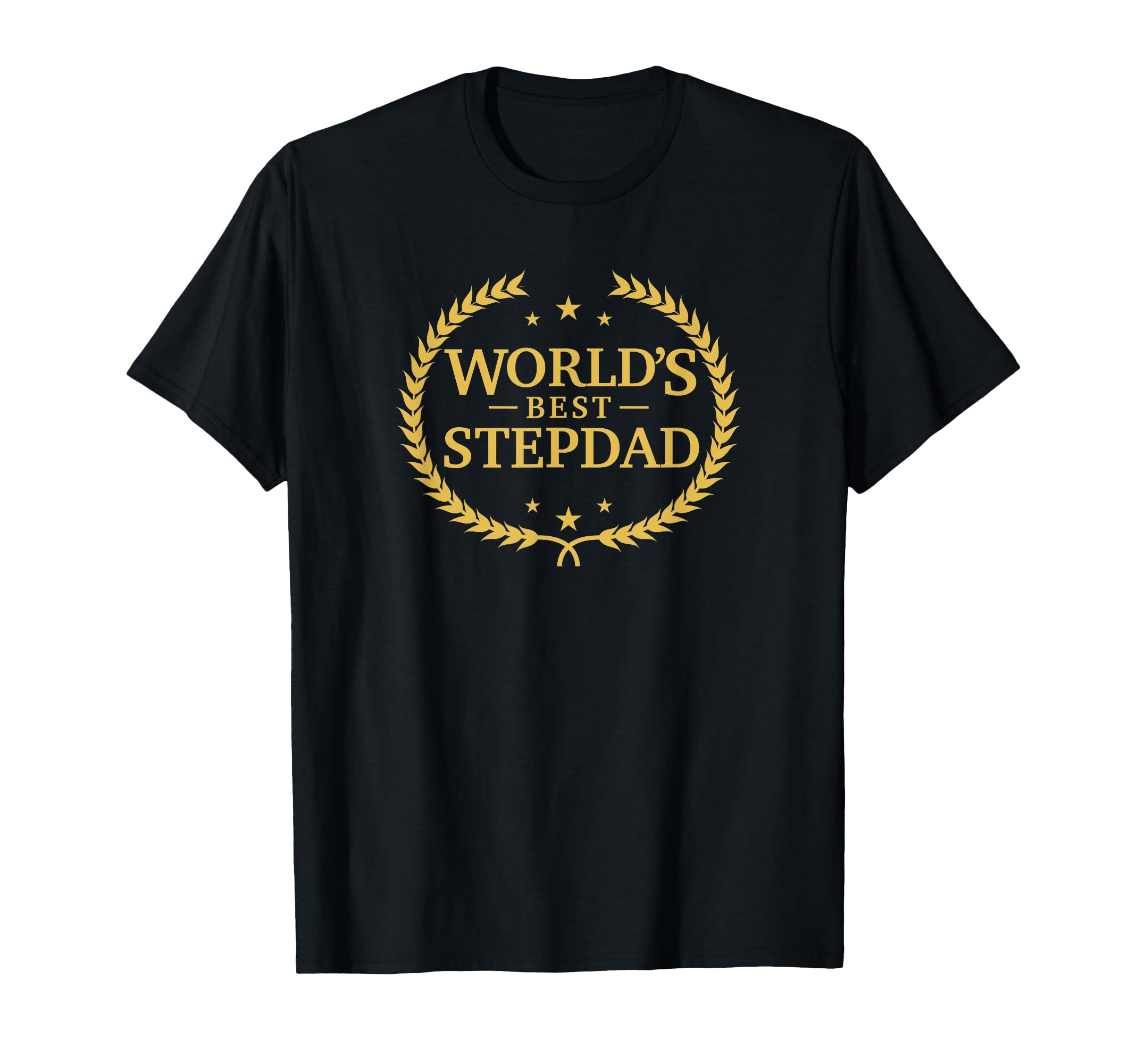 Worlds Best Stepdad Greatest Ever Award T-Shirt - Custom Art Print Unisex - T-Shirt, Sweatshirt, Hoodie