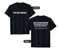 Dear Person Behind Me World Is Better T-Shirt - Custom Art Print Men Women - T-Shirt, Sweatshirt, Hoodie